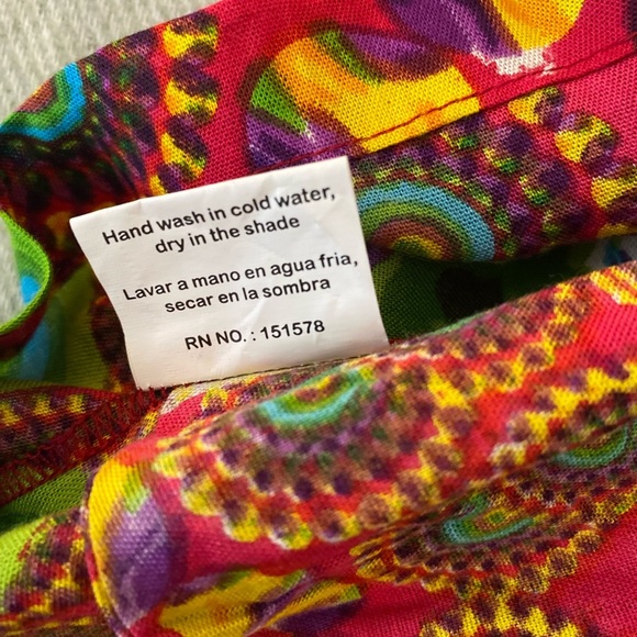 🎉SALE🎉Vibrant Multicolor Patterned Shorts - Picture 12 of 13